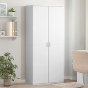 vidaXL Armário para sapatos 80x39x178 cm contraplacado branco