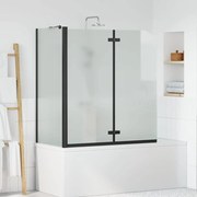 vidaXL Enclosure de Chuveiro Manual Preto 120 x 68 x 130 cm