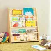 Estante infantil de livros gira para crianças 67 x 74 x 26,5 cm