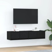 vidaXL Móveis de TV 2pcs 60x31x25,5cm deriv. madeira carvalho preto