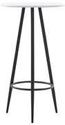 vidaXL Mesa de bar 60x107,5 cm MDF branco