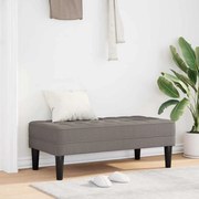 Banco vidaXL Taupe 113x57x39 cm em Tecido