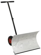 Pá de neve com rodas