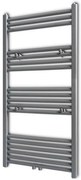 Aquecedor toalhas casa de banho liso 600 x 1160 mm cinza