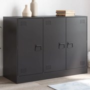 Aparador 99x39x73 cm aço preto