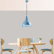 Candeeiro Chandelier Saglam – Azul Claro – Ø30 h:40 cm