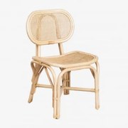 Cadeira De Jantar Caleb Rattan Natural - Sklum