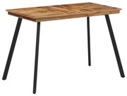 vidaXL Mesa de jantar 120x62x76 cm madeira de teca maciça