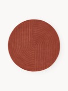 Tapete redondo em lã artesanal Mason