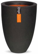 Capi Vaso elegante e baixo Urban Smooth 36x47 cm preto KBL782