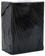 vidaXL Película extensível 2 unid preto 17 μm 50 cm x 150 m
