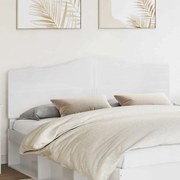 vidaXL Cabeceira Branco Brilhante 200 cm Madeira processada