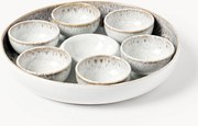 Conjunto de taças para molhos artesanais com taça de servir Danza, conjunto de 7