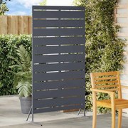 vidaXL Protetor de Privacidade Antracite 100 x 50 x 180 cm Aço