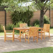 vidaXL Conjunto de Jantar de Jardim 4 Peças em Madeira de Acácia