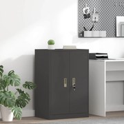 vidaXL Armário de arrumação Preto 60 x 40 x 90 cm Aço
