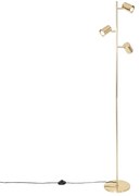 Candeeiro de pé moderno latão 3 luzes - Jeana