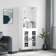 vidaXL Armário alto 69,5x34x180 cm derivados de madeira branco