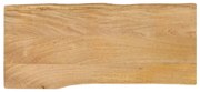Tampo de mesa c/ borda viva 100x40x3,8 cm mangueira maciça