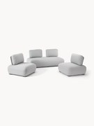Conjunto lounge de jardim modular Olala, conjunto de 3