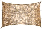 Rede de camuflagem com saco de arrumação 833x609 cm areia