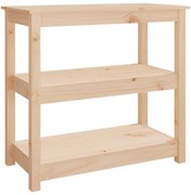 vidaXL Mesa consola 80x40x74 cm madeira de pinho maciço