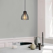Chandelier Kemah – Preto – Diâmetro 15 cm, Altura 108 cm