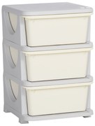 Organizador de Brinquedos para Crianças acima de 3 Anos com 3 Gavetas