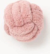 Almofada com nó em teddy Dotty
