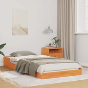 vidaXL Estrutura da Cama Castanho-mel 100 x 220 cm