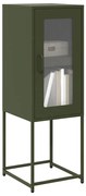 vidaXL Aparador 36x39x107 cm aço laminado a frio verde-azeitona