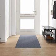 vidaXL Runner de Carpete Cinzento-claro 80 x 300 cm tecido