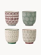 Canecas com padrão pequeno Karine, conjunto de 4