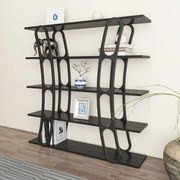 Estante Adar – Preto – 120x120x25 cm