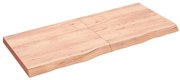 vidaXL Prateleira de parede 140x60x(2-6) cm carvalho tratado castanho