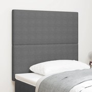 Cabeceira vidaXL Design Simples Cinza Claro 100 cm Tecido de Veludo