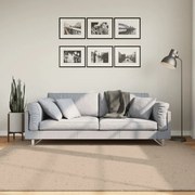 vidaXL Tapete pelo curto macio e lavável HUARTE 200x200 cm cor areia