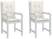 vidaXL Almofadões lombares p/ cadeiras 2pcs 100x50x4cm mesclado tecido