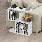 Mesa de Centro Homemania – Mármore Carrara – 60x60x20 cm | Tribo Home
