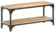 vidaXL Mesa de centro 90x30x40 cm madeira de mangueira maciça