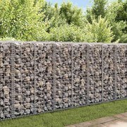 Muro gabião com tampas aço galvanizado 20x20x100 cm
