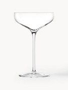 Crystal Champagne Saucers Swing, Set of 6