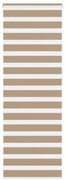 vidaXL Cortina de zebra 75x230 cm largura do tecido 70,9 cm poliéster