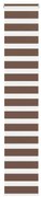 vidaXL Cortina de zebra 50x200 cm largura do tecido 45,9 cm poliéster