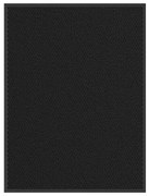 vidaXL Tapete de porta 80x120 cm preto