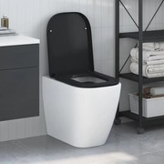 Assento de Vaso Sanitário com Fechamento Suave Duroplast Preto