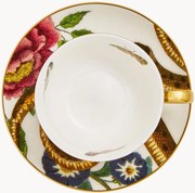 Chávena de chá e pires em porcelana fina Leopard Snake