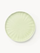 Pratos de pequeno-almoço em porcelana com relevo Sali, 4 uni.