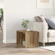 vidaXL Mesa de apoio 59x36x38 cm derivados madeira carvalho artisiano