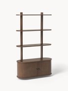 Estante de parede com frente canelada Calary